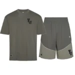 Yelir World Basketball Short Set Khaki (3)