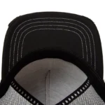 Yelir World Black Cap White Stitch Contrast (2)
