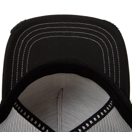 Yelir World Black Cap White Stitch Contrast (2)