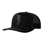 Yelir World Black Cap White Stitch Contrast (3)
