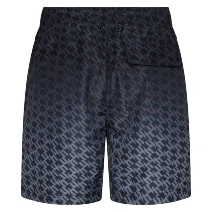 Yelir World Black Gradient Swim Shorts (1)