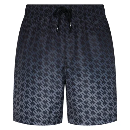 Yelir World Black Gradient Swim Shorts (2)