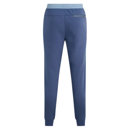 Yelir World Blue Mixed Contrast Joggers (1)