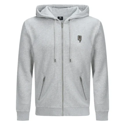Yelir World Classic Y Logo Hoody Grey (2)