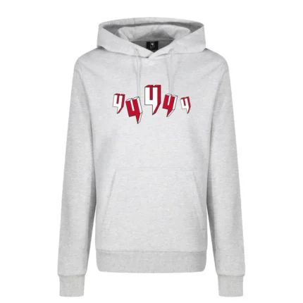 Yelir World Grey Hoodie Five Y Logo Red
