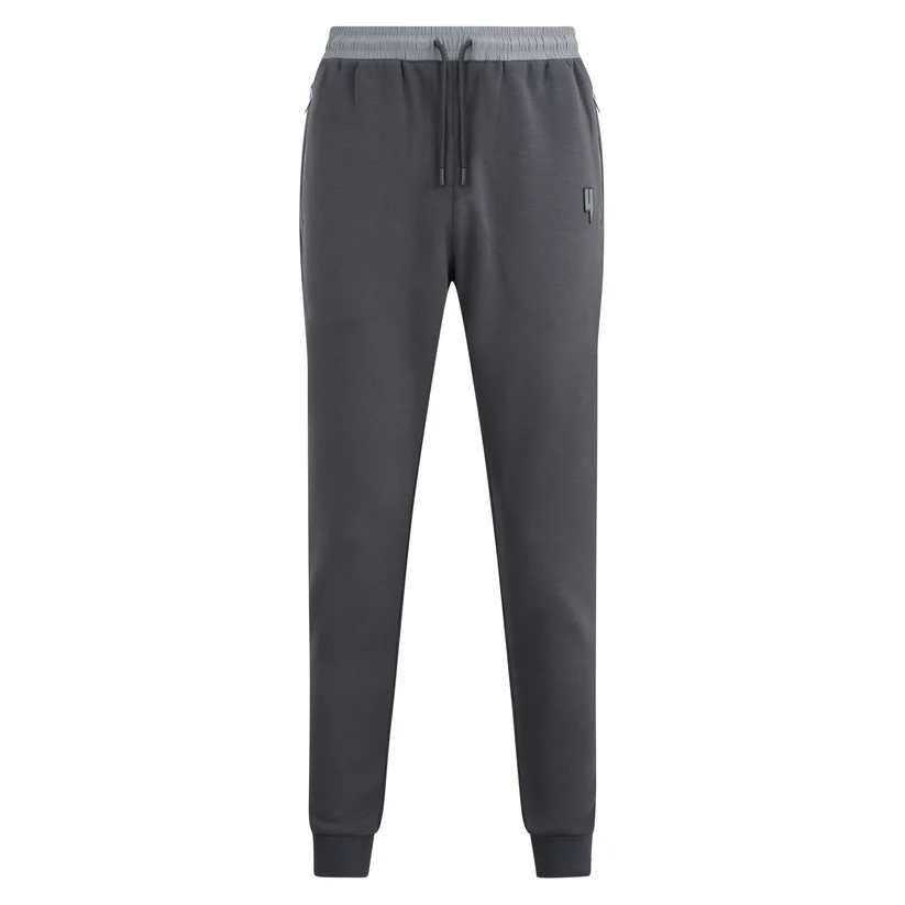Yelir World Grey Mixed Contrast Joggers (2) Yelir World Grey Mixed Contrast Joggers (2)