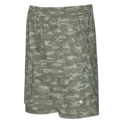 Yelir World Khaki Camo Cargo Shorts (2)