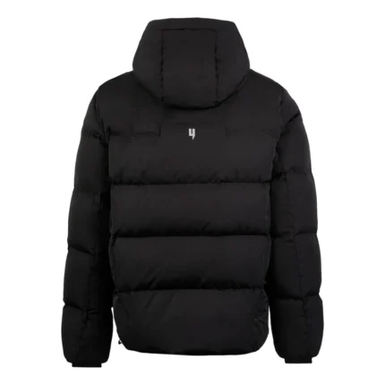 Yelir World Quilted Down Coat Black (4)