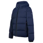 Yelir World Quilted Down Coat Navy (2)