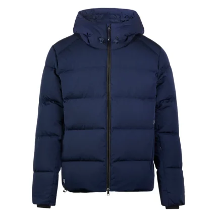 Yelir World Quilted Down Coat Navy (4)