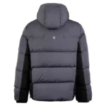Yelir World Quilted Down Coat Nine Iron Black (2)