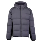 Yelir World Quilted Down Coat Nine Iron Black (4)
