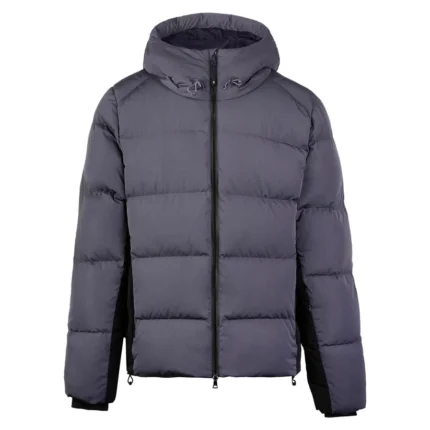 Yelir World Quilted Down Coat Nine Iron Black (4)