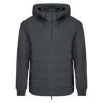 Yelir World Quilted Panel Jacket Dark Grey (2)