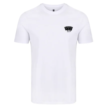 Yelir World White Tee Small Black Yyy Outline