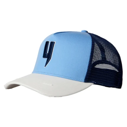 Yelir World Y Logo Cap Baby Blue White Navy (3)