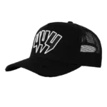 Yelir World Yyy Cap Black White Outline