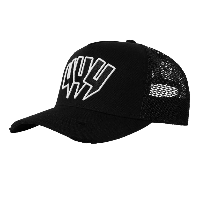 Yelir World Yyy Cap Black White Outline Yelir World Yyy Cap Black White Outline