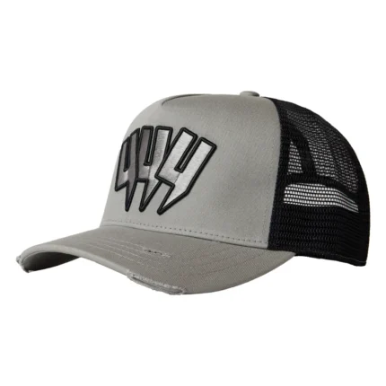 Yelir World Yyy Cap Grey Black Mesh (2)